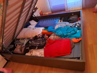 Canapé + colchón (150*190) + colchón 90*190