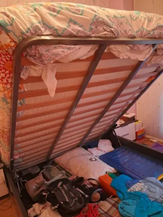 Canapé + colchón (150*190) + colchón 90*190