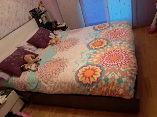 Canapé + colchón (150*190) + colchón 90*190