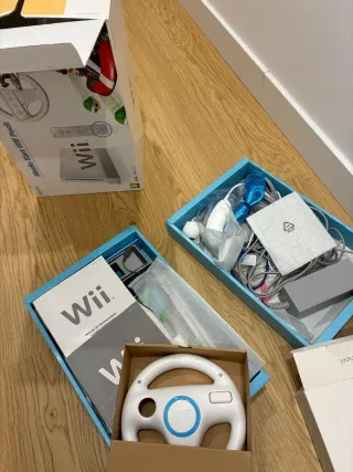 Nintendo Wii Mario Kart Pack Bianca