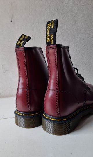 Botas Dr. Martens Cuero Burdeos