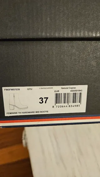 Botines Tommy Hilfiger Marrones Nuevos