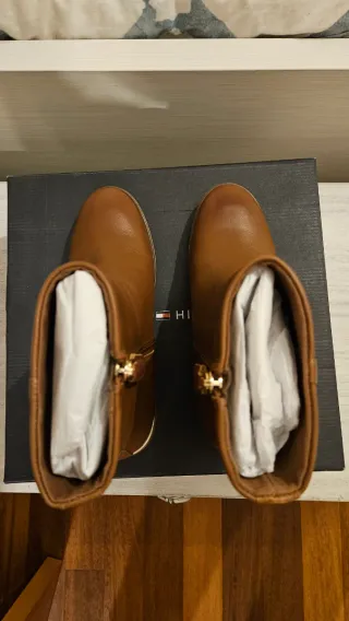 Botines Tommy Hilfiger Marrones Nuevos
