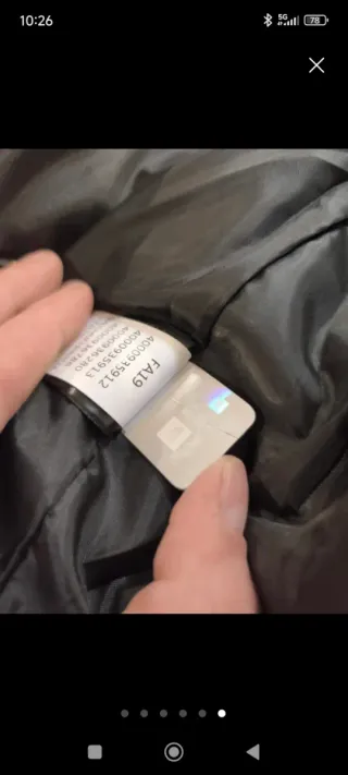 Chaqueta The North Face Negra Talla M