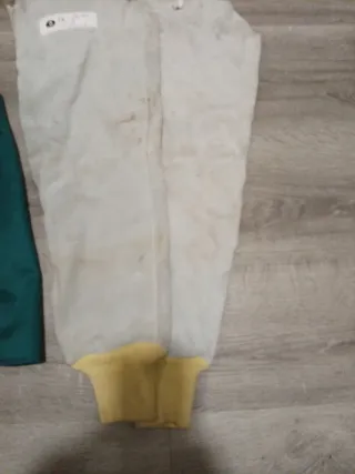 Gorro y mangas de soldador