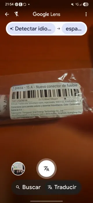 Conector Fusible Solar