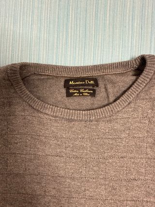 Jersey Massimo Dutti Gris Hombre