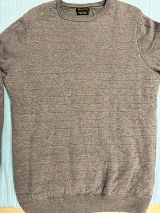 Jersey Massimo Dutti Gris Hombre