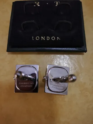 Gemelos R.T. London Acero Inoxidable