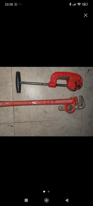 Herramientas fontanero.