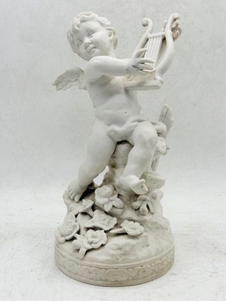Figura Querubín Antigua Sevres