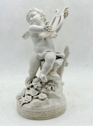 Figura Querubín Antigua Sevres