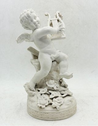 Figura Querubín Antigua Sevres