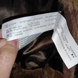 Abrigo Zara Piel Sintética Talla M