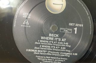 Vinilo Beck Where It's At + Remixes