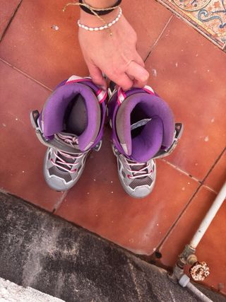 Patines Oxelo Morado/Gris Talla 38-40