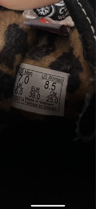 Vans Talla 39 Impermeables Frío Nieve