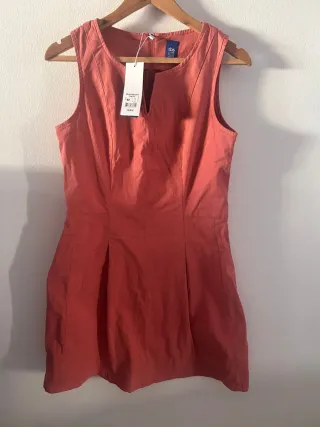 Vestido corto naranja MAJAROBE19676