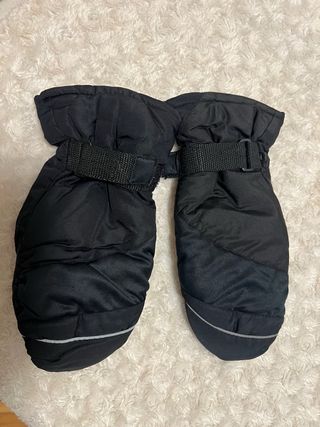 Manoplas de nieve negras