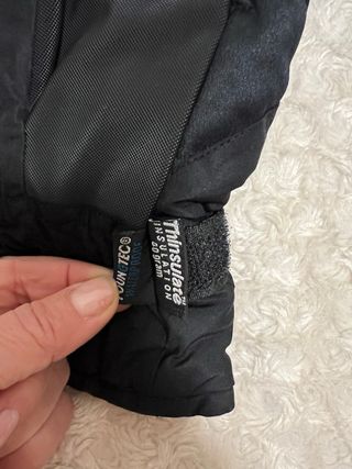 Manoplas de nieve negras