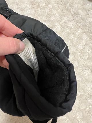 Manoplas de nieve negras