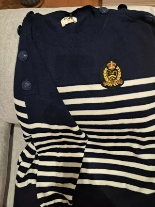 Jersey marinero FIVE azul y blanco