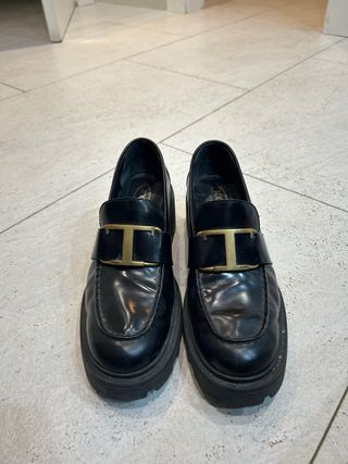 Mocasines Tod's de Piel Negro Talla 39.5