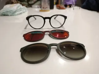 Montura Gafas Emporio Armani Negra y Verde