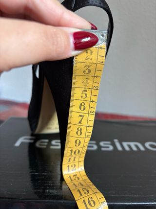 Zapatos Festissimo Tacón Negro y Rojo