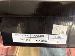 Zapatos Festissimo Tacón Negro y Rojo