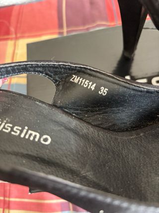 Zapatos Festissimo Tacón Negro y Rojo