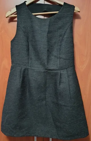 Vestido negro mujer sin mangas