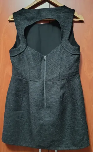 Vestido negro mujer sin mangas