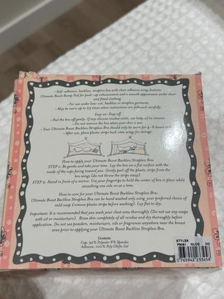 Sujetador Strapless Beige - Nuevo