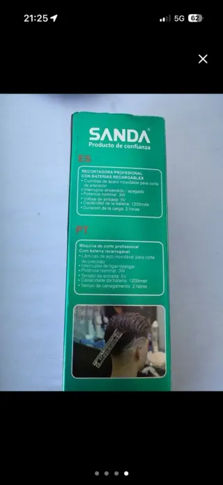 Máquina Cortapelo Dragón Vintage Recargable