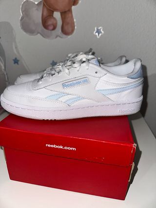 Zapatillas Reebok Blancas y Azules