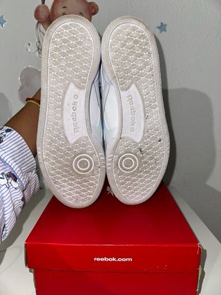 Zapatillas Reebok Blancas y Azules