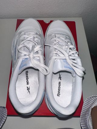 Zapatillas Reebok Blancas y Azules