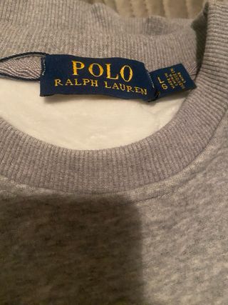 Sudadera Polo Ralph Lauren Gris Talla L