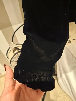 Chaqueta corta terciopelo hecha a mano