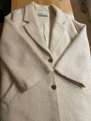 Abrigo ZARA beige señora