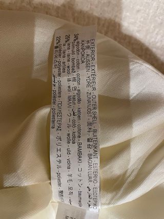 Abrigo ZARA beige señora