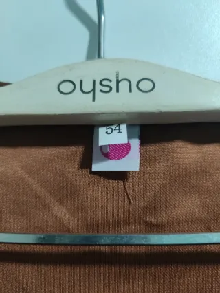 Vestido Negro y Marrón Talla 54