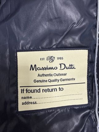 Abrigo acolchado Massimo Dutti hombre 15 a 16 añañ