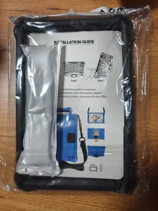 Funda protectora tablet negra con soporte