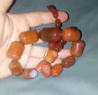 ‼️Rara.Collana vintage Agata di Fuoco