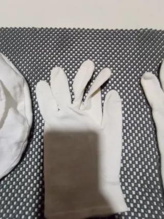 Guanti M.M. divisa estiva e copri testina vintage