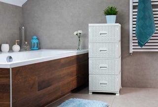 Cajonera, Plástico, 4 Cajones  precio Outlet