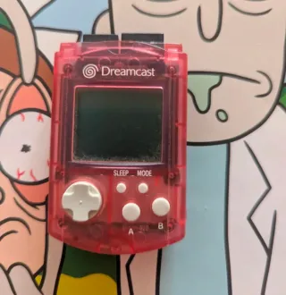 VMU Dreamcast Transparente Rosa