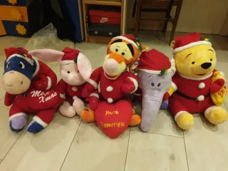 Bundle Peluche Winnie the Pooh Natalizi